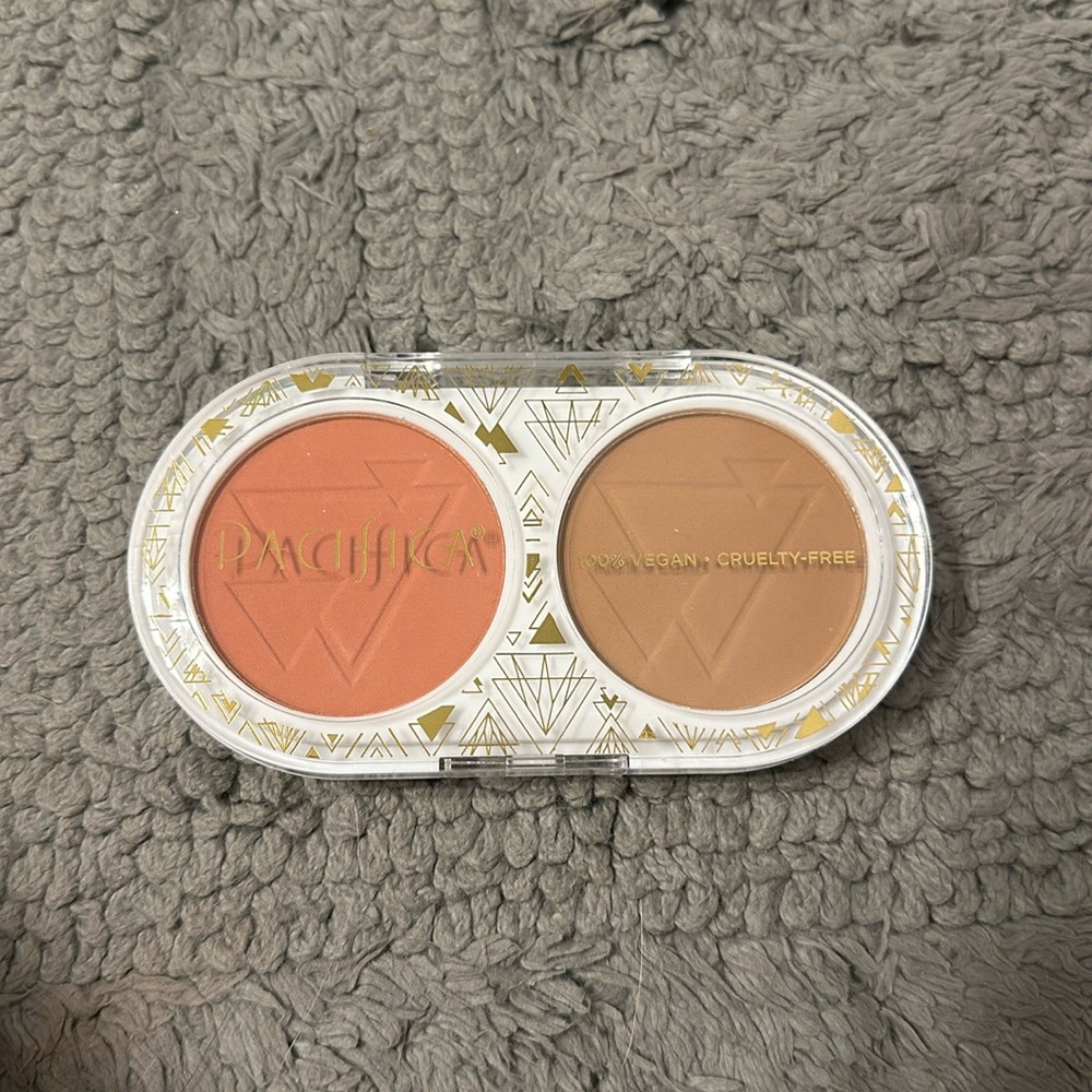 Pacifica desert sunset blush and bronzer palette